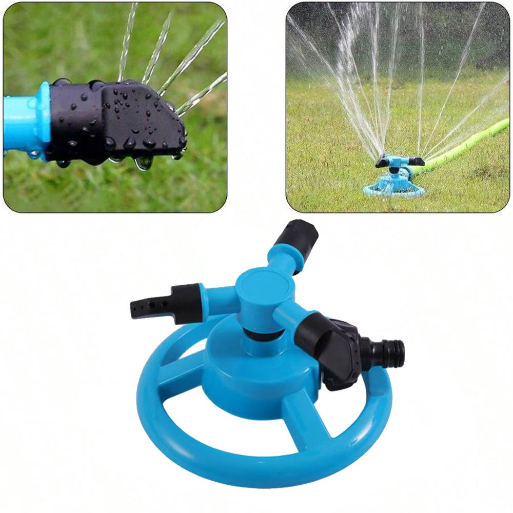Three-Pronged 360° Rotating Lawn Sprinkler for Watering Flowers