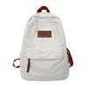 Amerikanischer High School Retro Rucksack Alt Gewaschener Canvas Rucksack für Männer und Frauen Schultasche für Studenten
