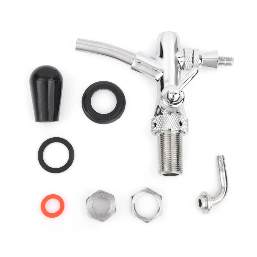 

Beer Tap Adjustable Beer Tap Beer Faucet /8 Beer Faucet Stainless Steel /8 Adjustable Beer Tap Faucet Draft Shank Home Bar срібний
