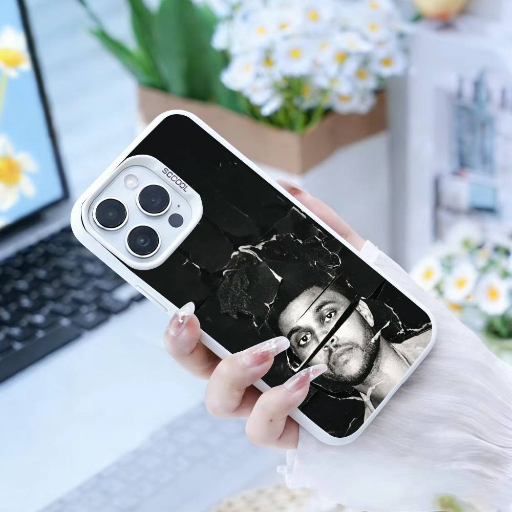 The Weeknd  Phone Case For iPhone 16,15,14,13,12,17,Pro,MAX White Matte Shockproof Cover