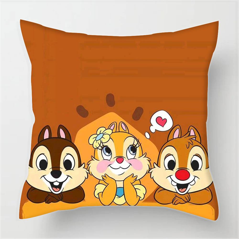 Pillowcases cushion covers living room sofas home decor gifts Cute C-hip And D-Dale  anime