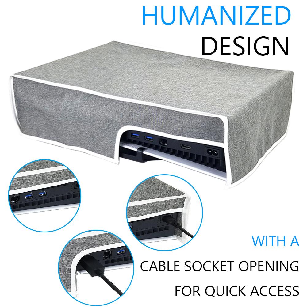 Dust Proof Cover For PS5 Slim Game Console Protector Case Anti-scratch Sleeve Protective Host Guard Case For Playstation 5 Slim