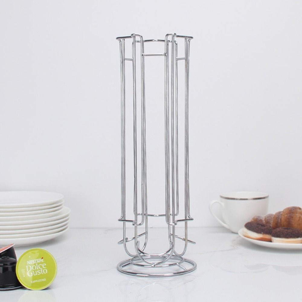 Plating Coffee Pod Holder Metal Capsule Display Rack Minimalist Coffee Capsule Stand  Coffee Tools