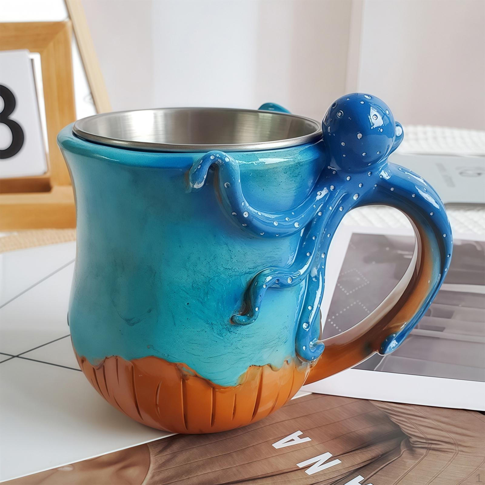 

Полимерная кофейная кружка, чайная чашка, интересные аксессуары для чаепития, послеобеденный, уникальная ручная работа