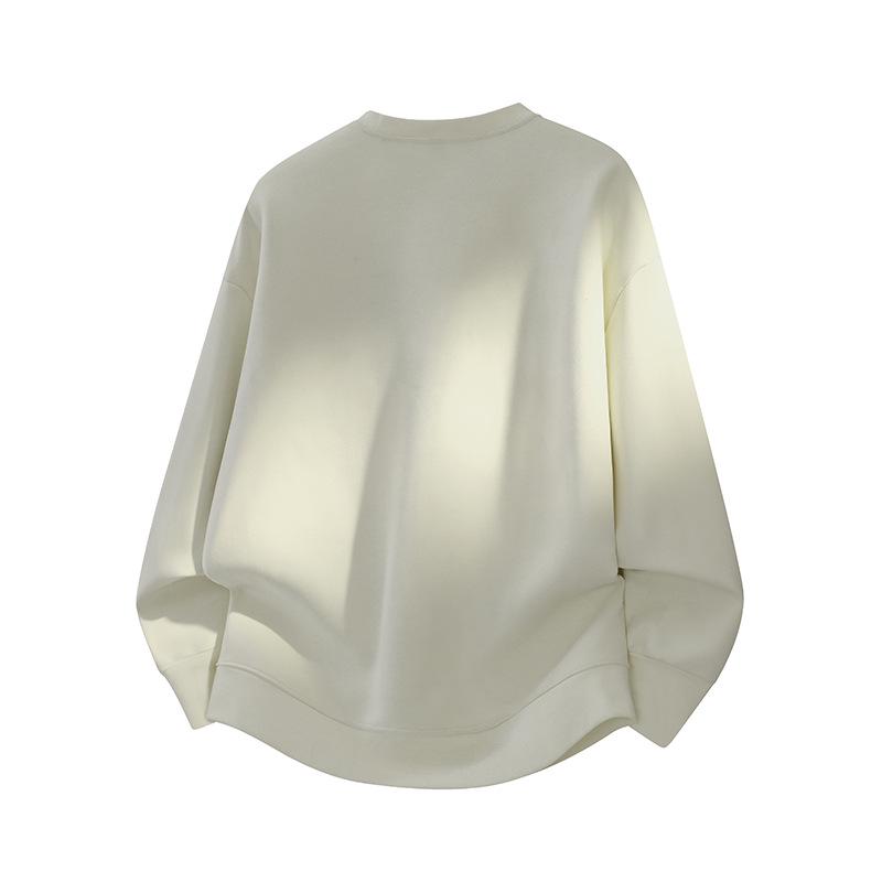 Men's Ribbed Fleece-Lined Plus Size Base Layer Top - Autumn/Winter Fashion Outerwear