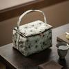 Guofeng Fabric Storage Bag Going Out Travel Tea Set Portable Bag Tea Ceremony Accessories Premium Handbag