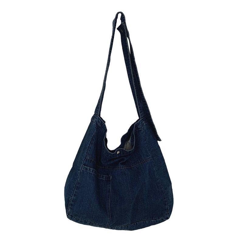 Large Capacity Crossbody Bag for Students, School Bag, Korean Version, Simple Single Shoulder Bag