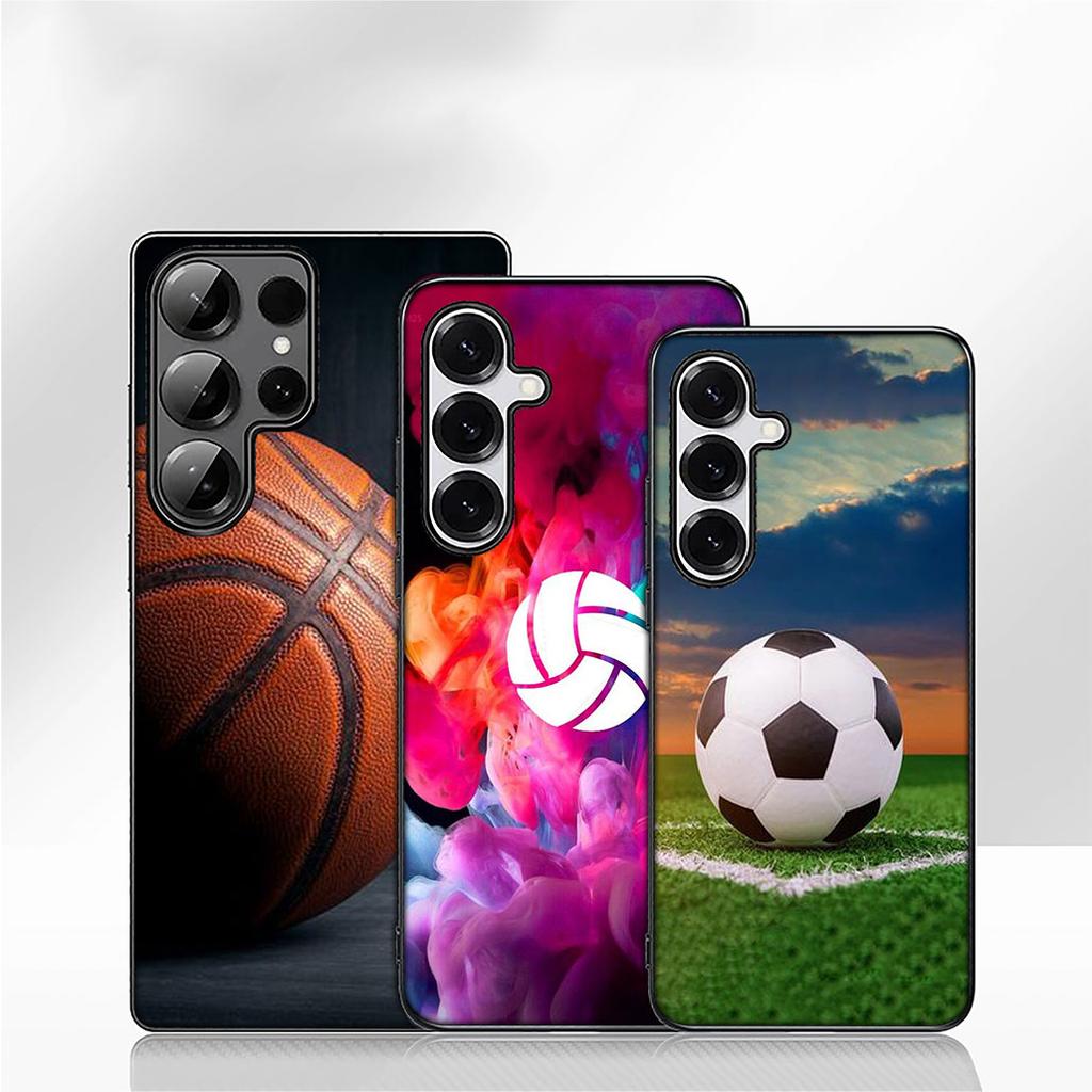Basketball Volleyball Sunset Football Phone Cover Case for Apple iPhone 16 15 14 Plus 13 12 Mini 17 Pro Max + 16E Air 16+ ProMax