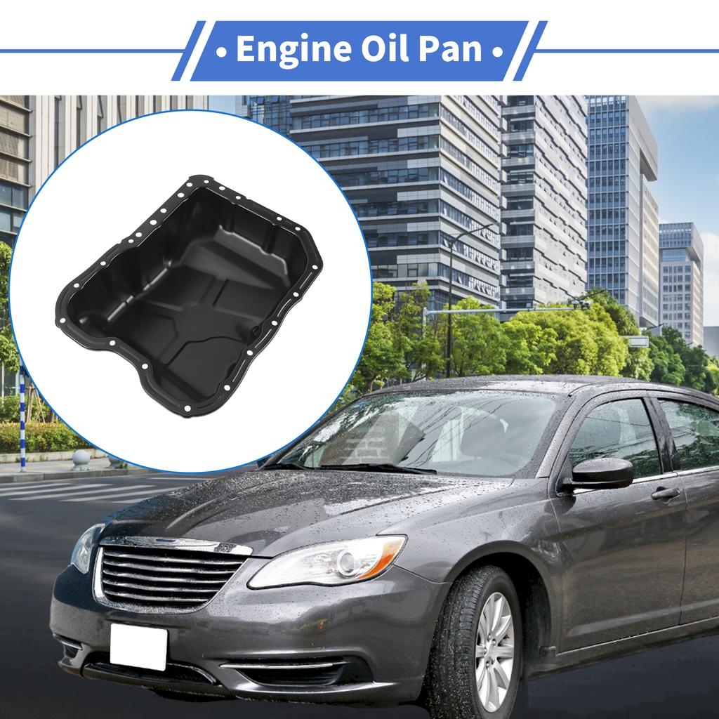 UXCELL No.4884665AE Engine Oil Pan for Dodge Journey 2009-2015 for Jeep Compass 2007-2014 for Hyundai Santa Fe 2010-2012