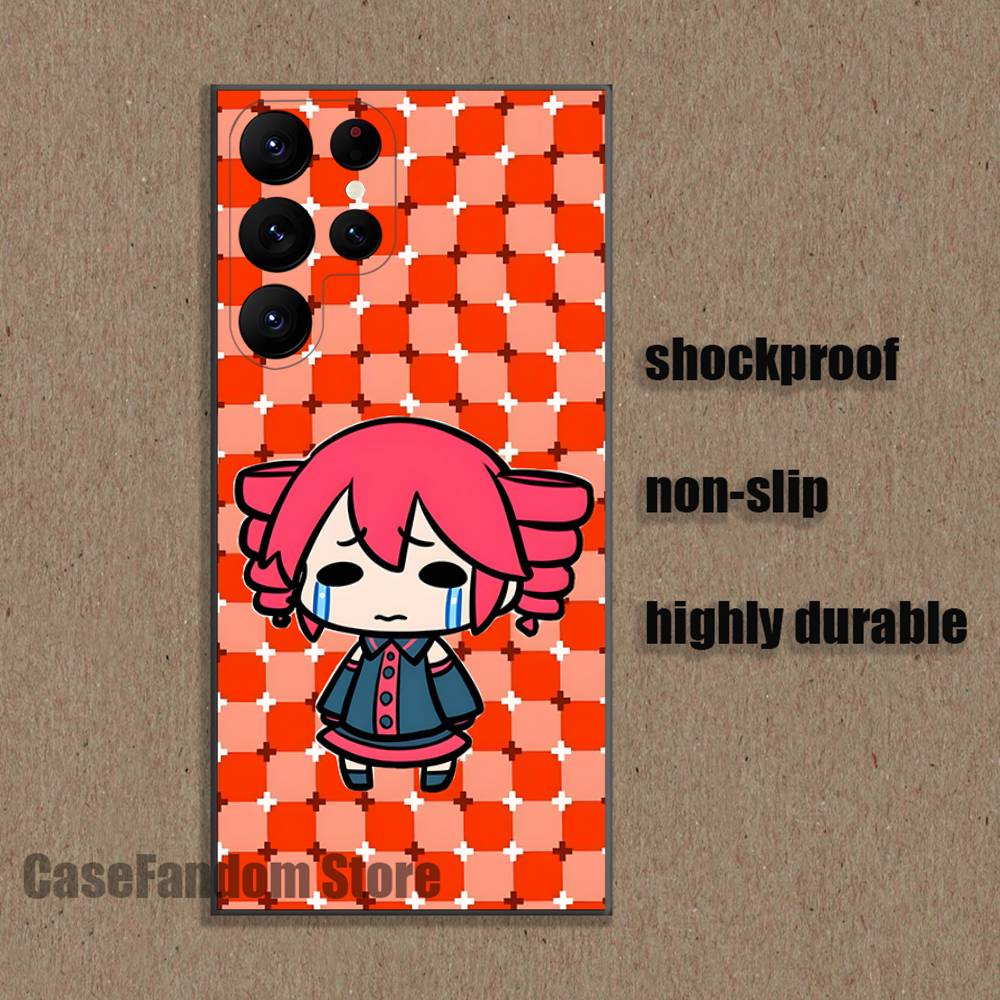 K-Kasane T-Teto Get To Me For Samsung Phone Case S26,S25,S24,S21,S22,S23,S30,Ultra,S20,Plus,Fe,Lite,5G Black Cover