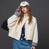 Women's Loose Fit Fleece-Lined Short Jacket