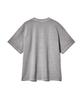 GAKKAI UNIONS Symbol Over-Crop Pigment Embroidered T-Shirt Stone Grey