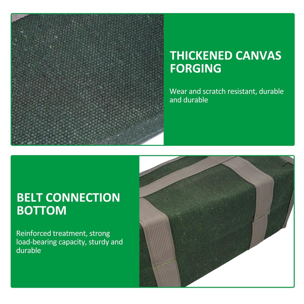 Large Thickened Wear-resistant Maintenance Tool Storage Bag Multifunctional Portable Tool Bag Large Capacity Bag Green 084-1