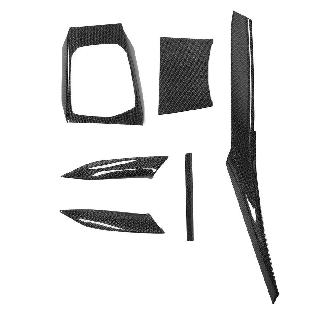 Interior Decoration Trim Kit Dry Carbon Fiber Dashboard Gear Shift Inner Door Panel Trim for M3 M4 G80 G82 G20 G22 LHD