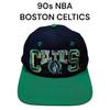 [USED] 90s NBA Official Big Logo Embroidered Baseball Cap Celtics