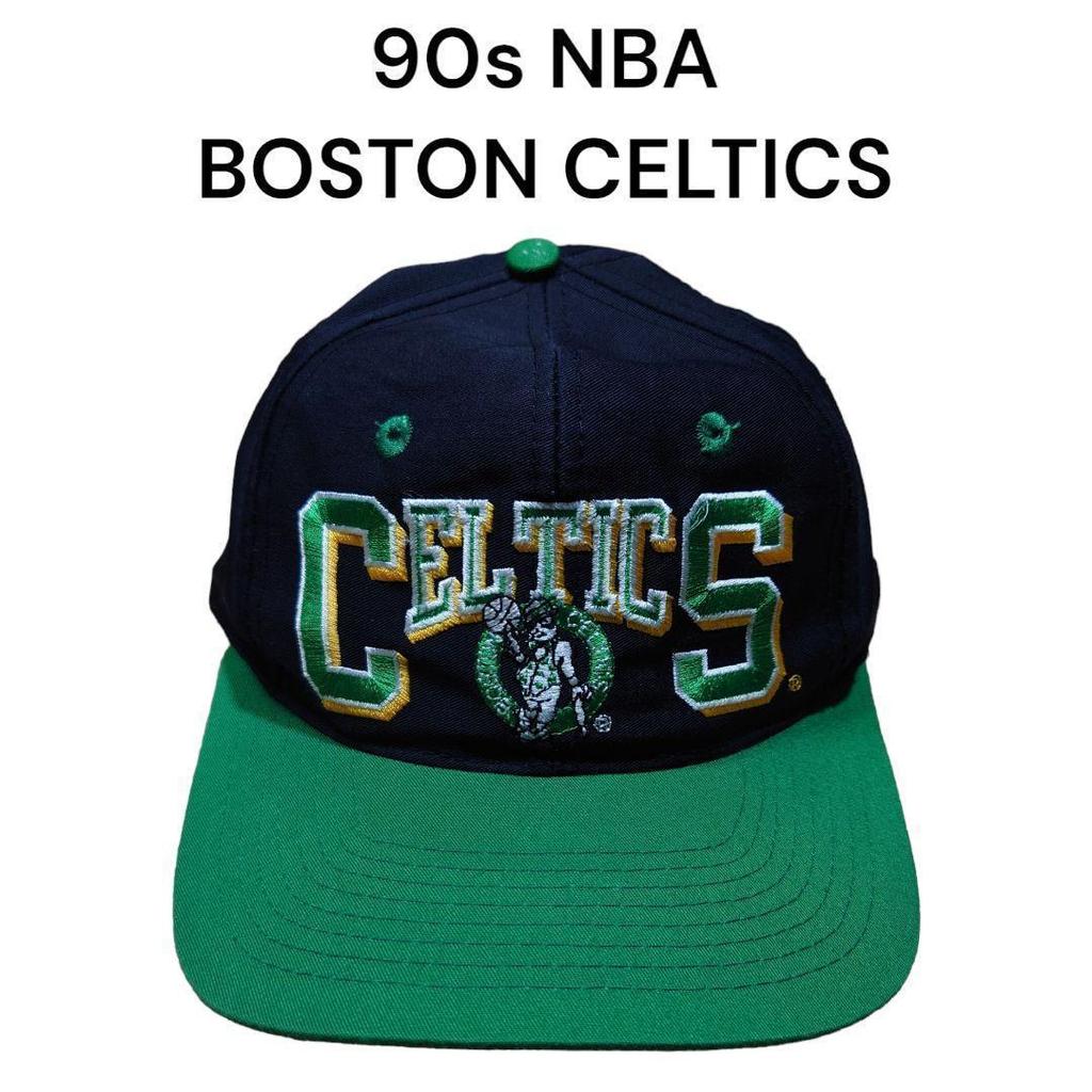 [USED] 90s NBA Official Big Logo Embroidered Baseball Cap Celtics