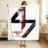 Movie H-Hitman Agent 47 Blanket Soft and Skin Friendly For Couch Bed Napping Bedspread All Seasons Comforter
