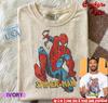 Michael B Jordan Spider-Man Graphic Tee, Vintage Distressed Comic Shirt