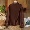 Tops for Women Pullover Long Sleeve Round-neck   Autumn Winter  Warm Stretchly Oversize Thickened  Top