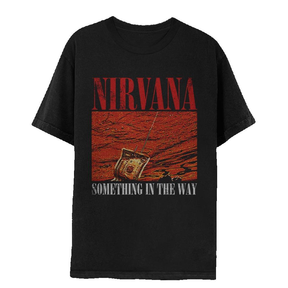 Nirvana Classic Smiley Face Logo T-Shirt, Unisex Grunge Rock Fan Streetwear Tee, 100% Cotton Casual Short Sleeve Top