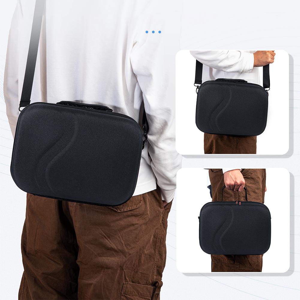 Hard Carrying Case Shockproof Gaming Headset Storage Bag with Shoulder Strap Travel Shoulder Bag for Meta Quest 3 VR Headset