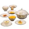 High-Footed Ceramic Rice Bowls