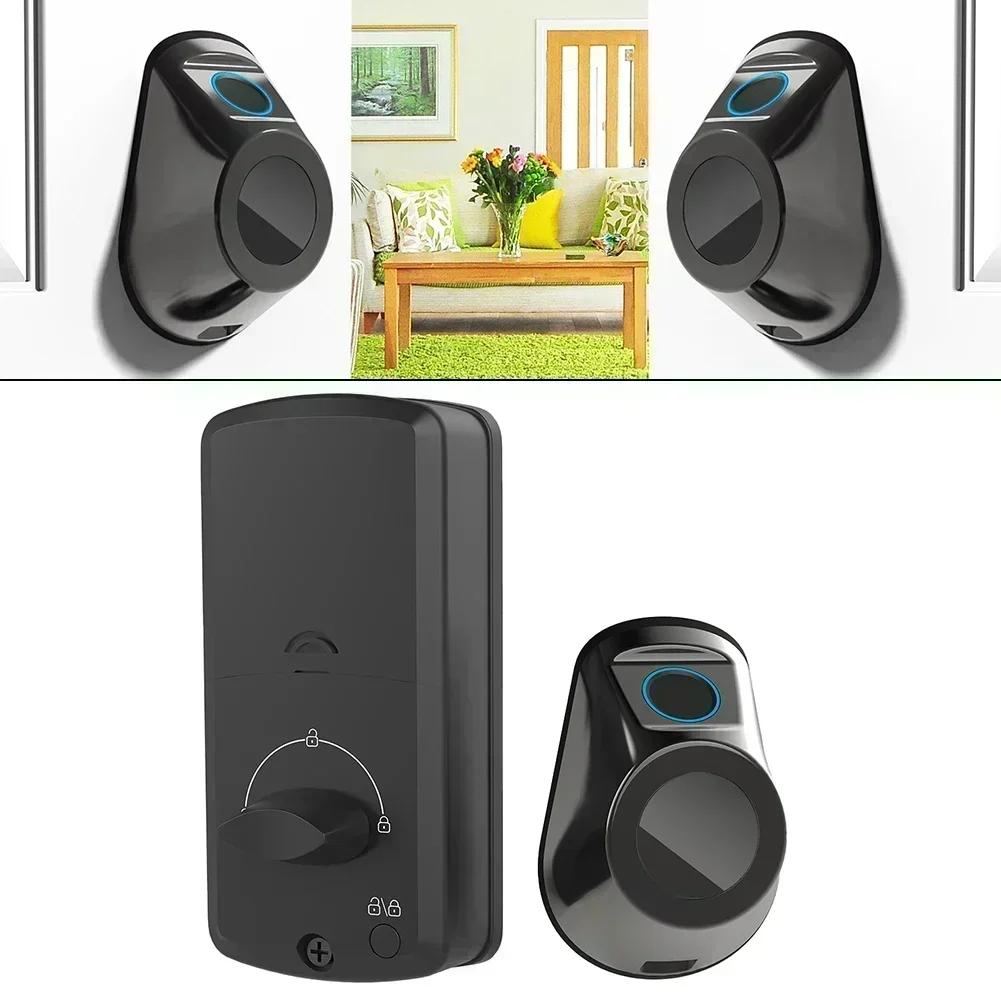 Smart Fingerprint Door Lock with Multiple Unlocking Options and Automatic Locking Feature for Enhanced Security