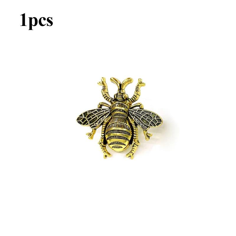 Бронзово-желтая ручка-пчела, винтажная мебельная ручка для шкафа, ручки для гардероба, мебельные ручки, ретро ручка, золотые ручки