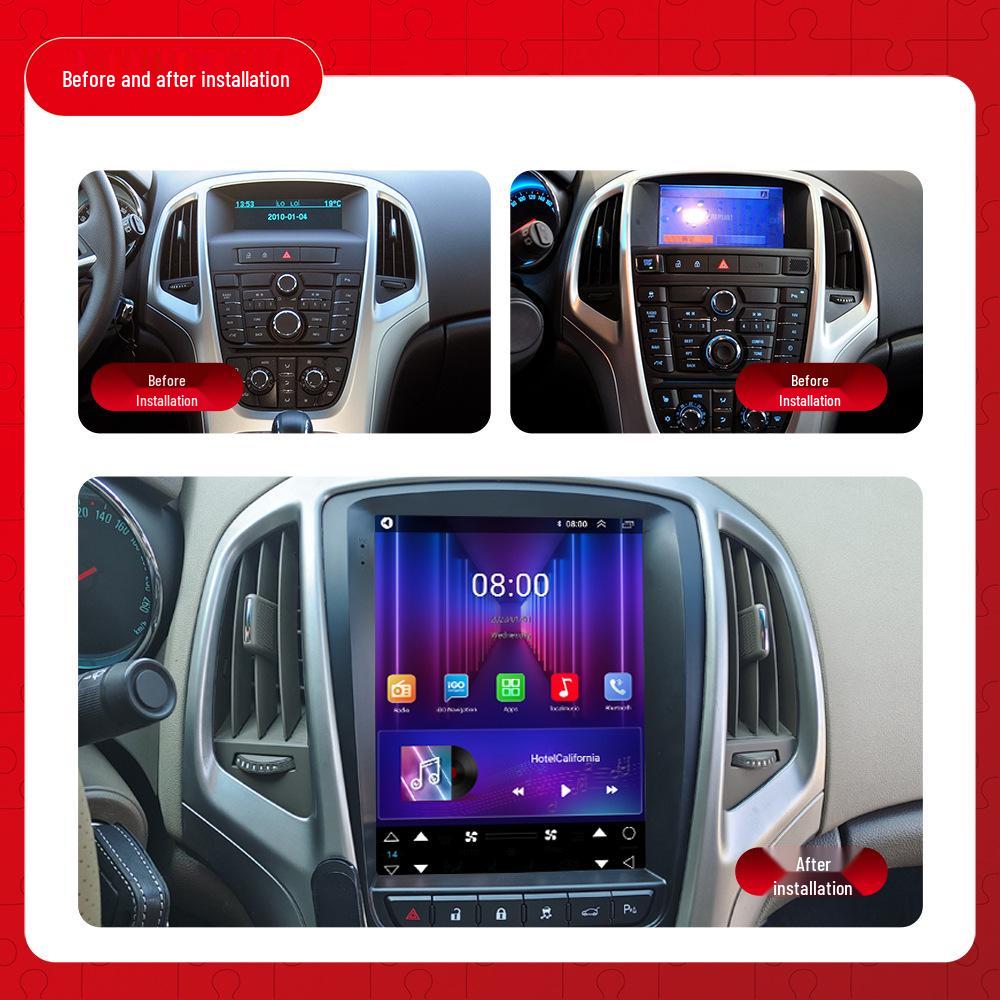 Buick Old Excelle Android Car Navigation & Reversing Display Screen.
