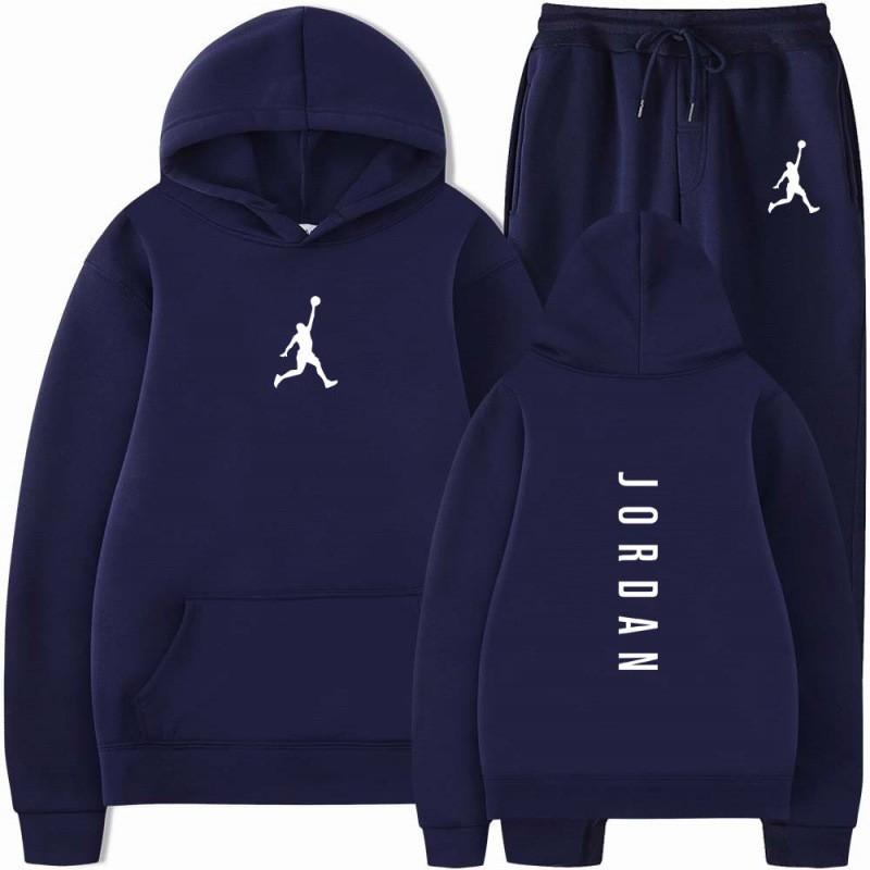 Mens Hoodie Tracksuit Set 2026 Fall Long Sleeve Sportswear Casual Outfit Gym Daily Wear