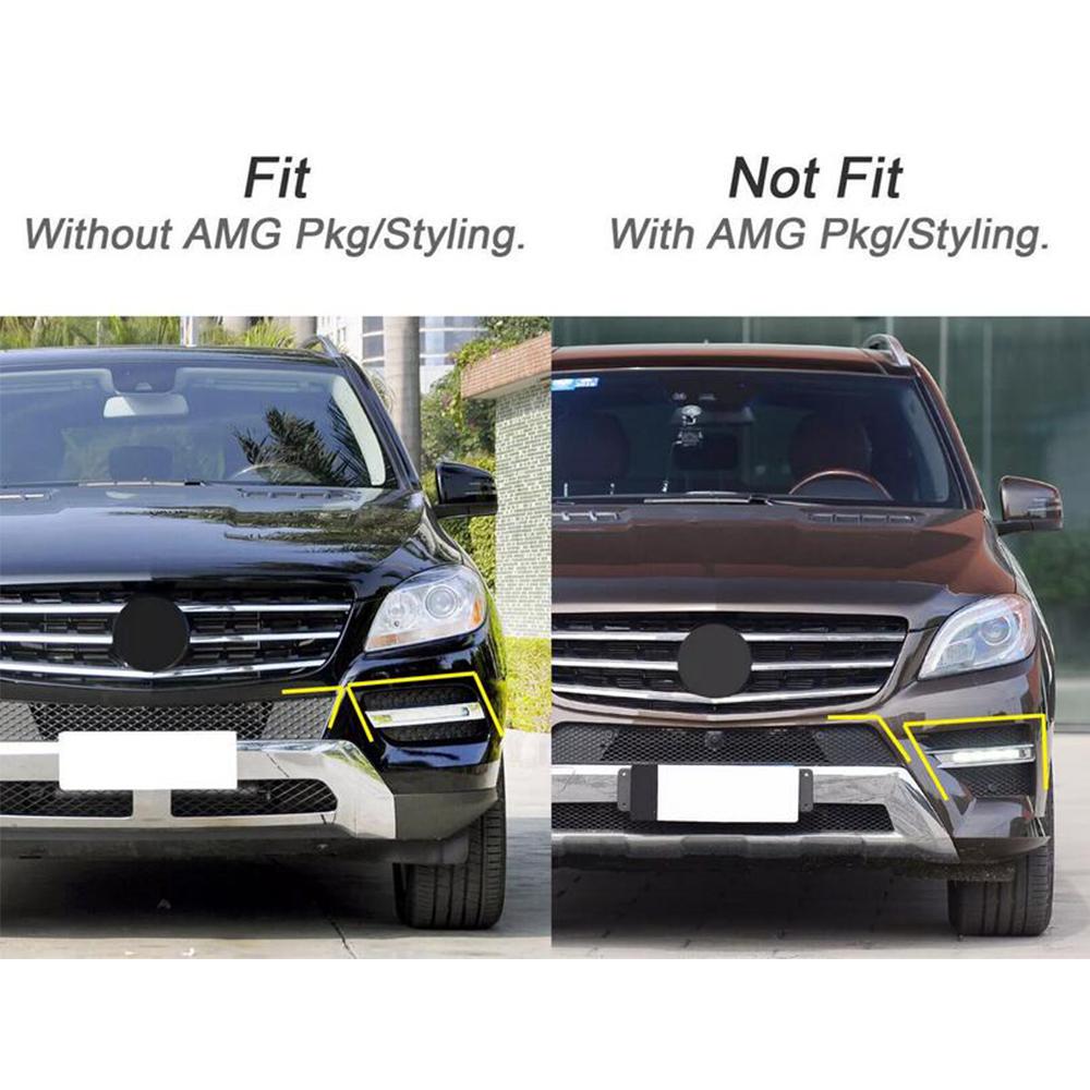 New Left Fog Light Trim Cover For Mercedes Benz W166 ML250/350/400/550 2012-2015