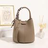 Simple Hand-held Bucket Bag for Women's Summer Fashionable and Versatile Work Commuting One-shoulder Crossbody Bag