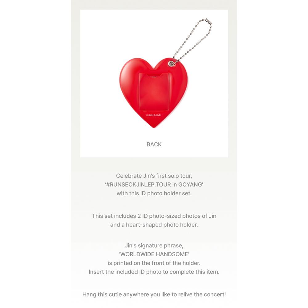 BTS ID Photo Holder Set (RUNSEOKJIN_EP.TOUR)