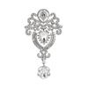 Teardrop Shape Crystal Brooch Luxury Crystal Brooch Pins  Dress Suit Accessories