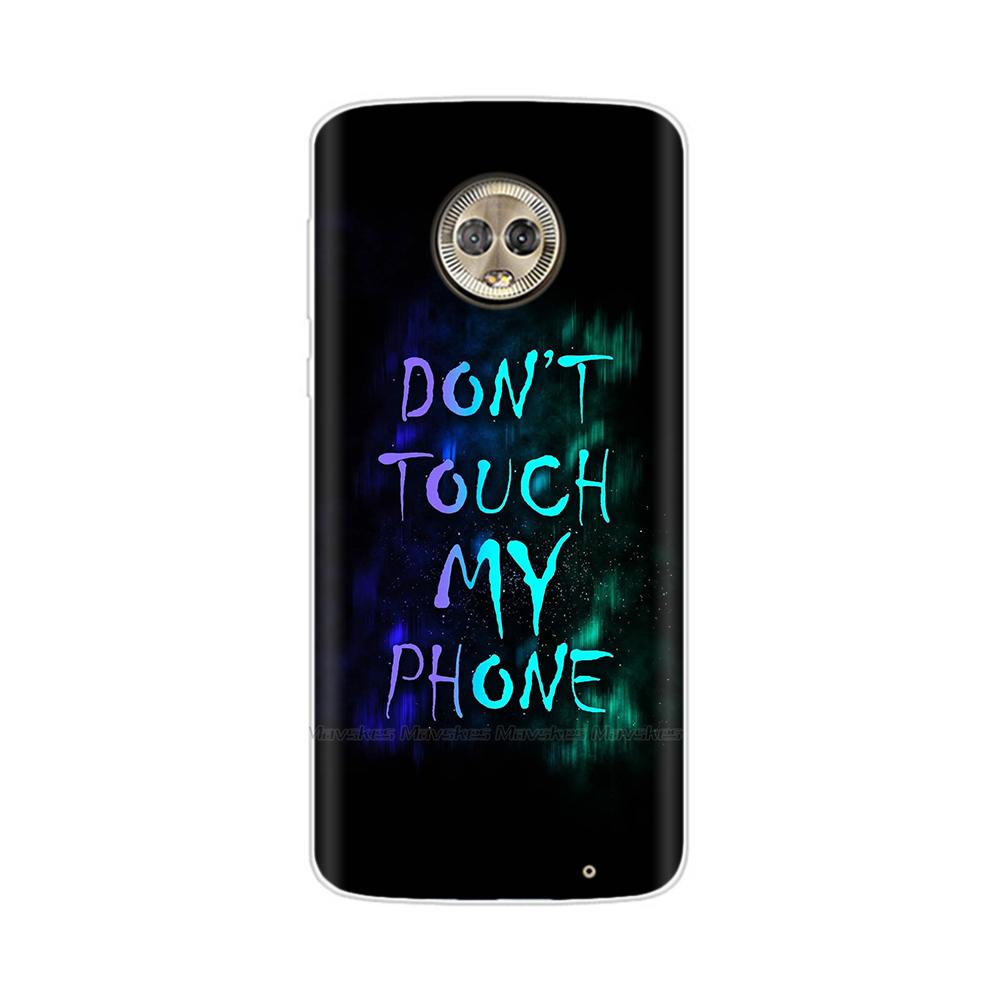 For Moto G6 Play Case TPU Soft Paint Animal Silicone Clear Cover for Motorola Moto G6 Play Plus G6Play Cases Protective Shell