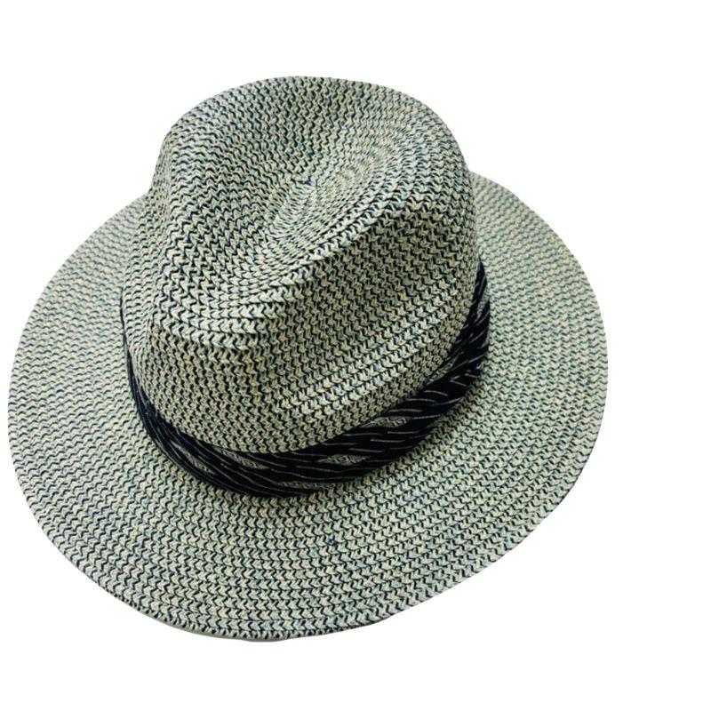 New summer straw hat sun hat travel beach sun protection hat wide brim panama hat top hat men and women couple hat