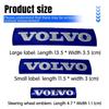 Volvo XC60 S60L S60 S40 C30 XC90 S80L İçin Ön Izgara Amblemi Rozeti Arka Bagaj Rozeti Çıkartması Direksiyon simidi çıkartması Aksesuarlar