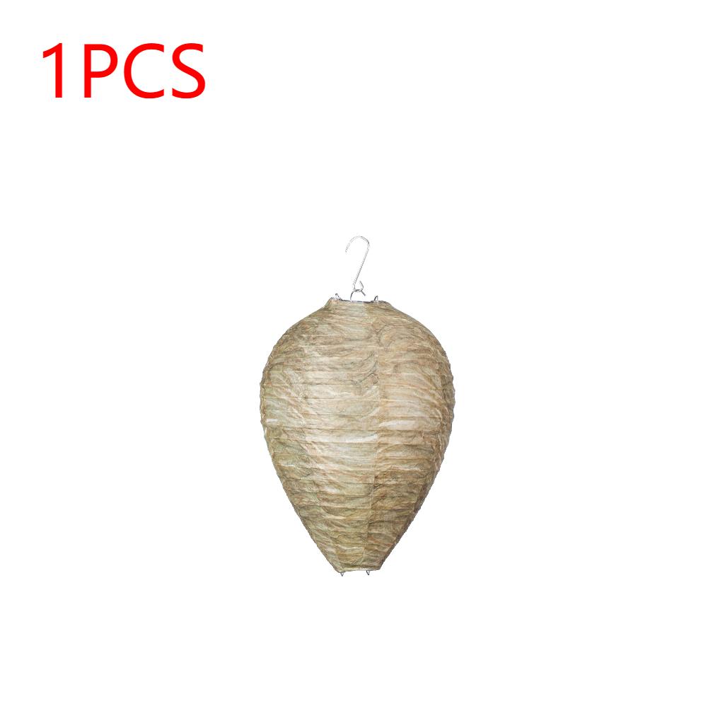 

1-4 шт. Приманка для гнізда ос Відлякувачі шершнів Пастка для ос Нетоксичне фальшиве гніздо Приманка для бджіл Ліхтарі-вулики Відлякуюча пастка для патіо та саду