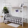 Velvet Single Bed Sheet & Double Quilt Cover for Dormitories in Simple Style