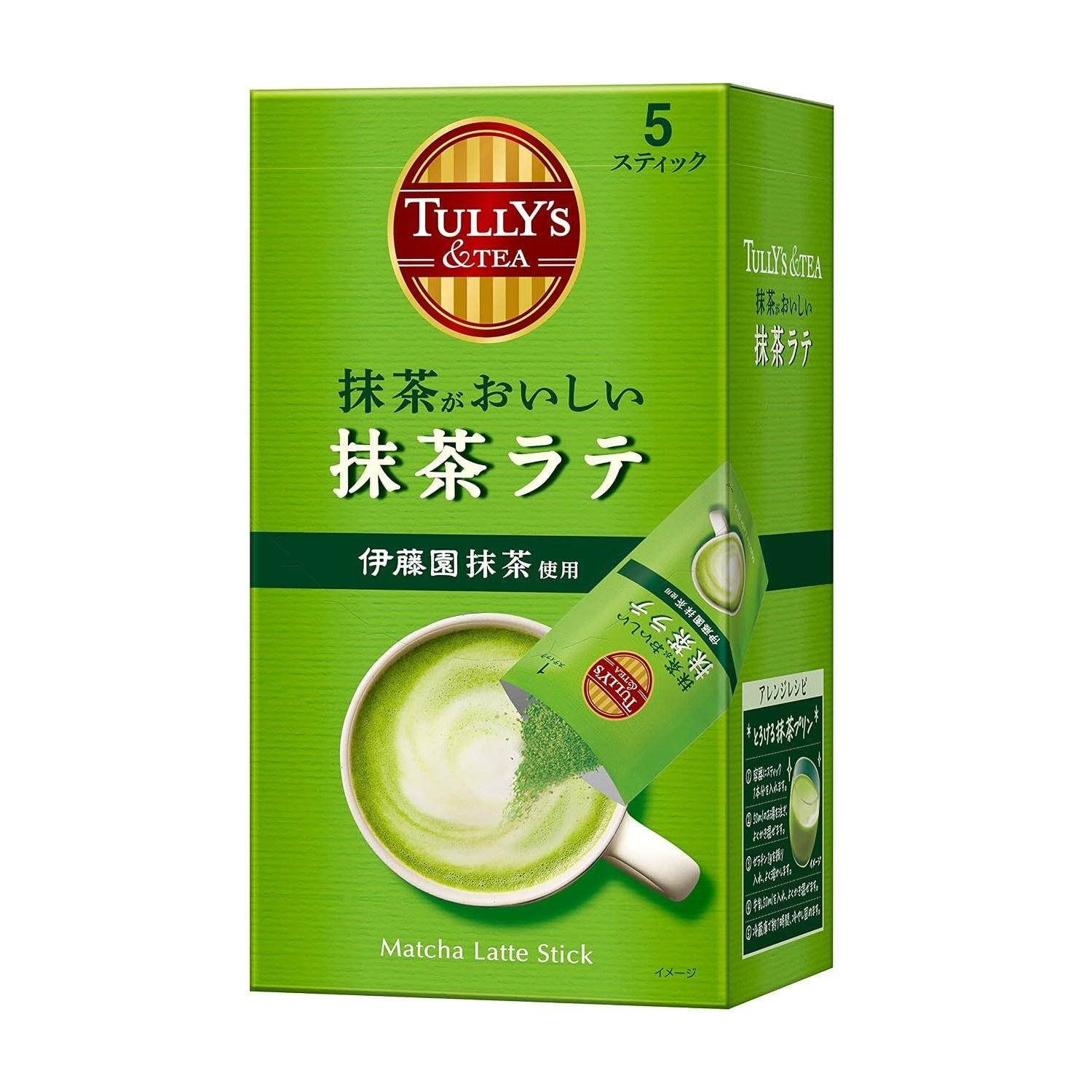 Tullys Stick Matcha Latte 18g5 bags Instant Powder