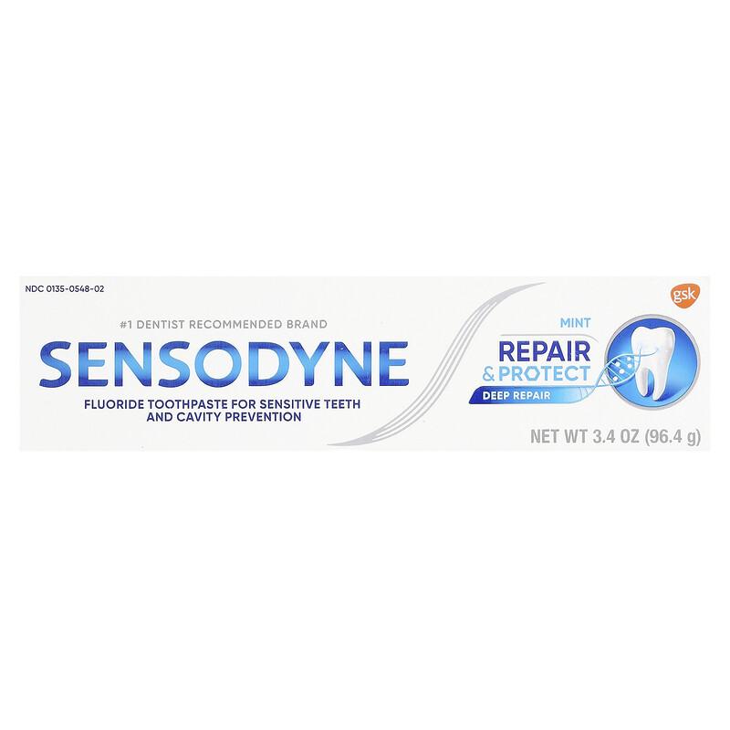 Fluoride Toothpaste For Sensitive Teeth, Mint, 3.4 oz (96.4 g)