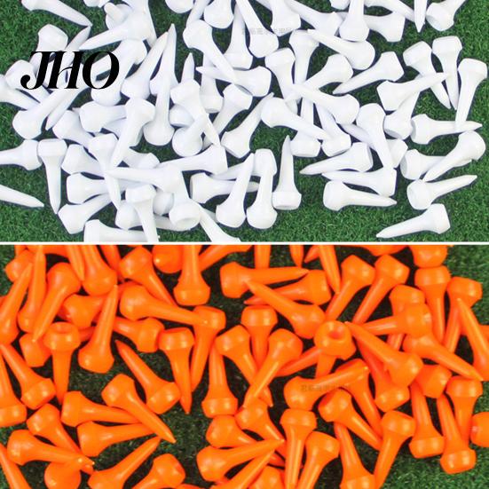Confezione 50 Pezzi Tee da Golf in Plastica per Ferri Ibridi Par 3 Basso Profilo Legni Golfista Esperto e Campo Pratica Golf Corto Minore Attrito