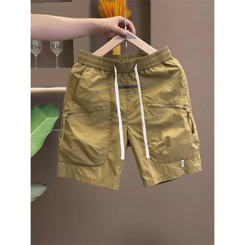 2025 Men's Quick-Dry Work Shorts: Summer Multi-Pocket Zipper Pants