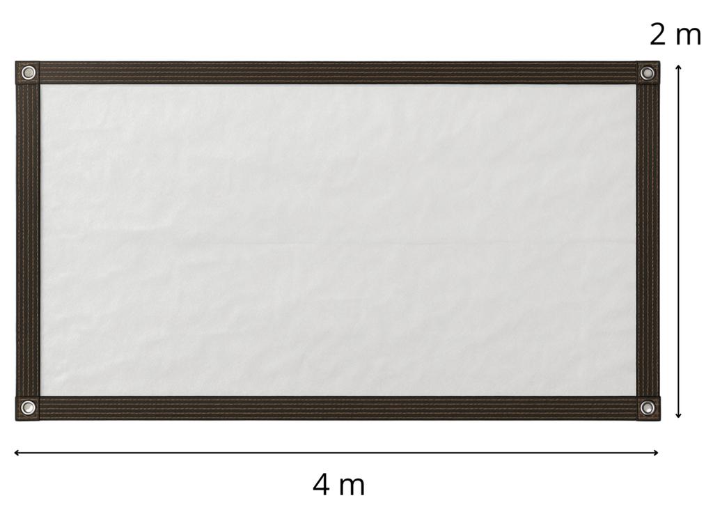 PLANDEKA PRZEZROCZYSTA 2x4m 210g/m2 [PLANDEKA2]