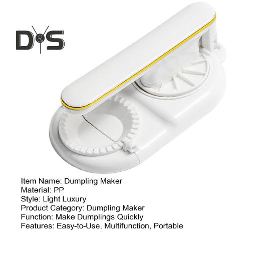 Výrobník knedlíků Přenosný multifunkční návod 2 v 1 pro rychlou výrobu knedlíků Empanada Výrobník knedlíků Lis na vaření v kuchyni