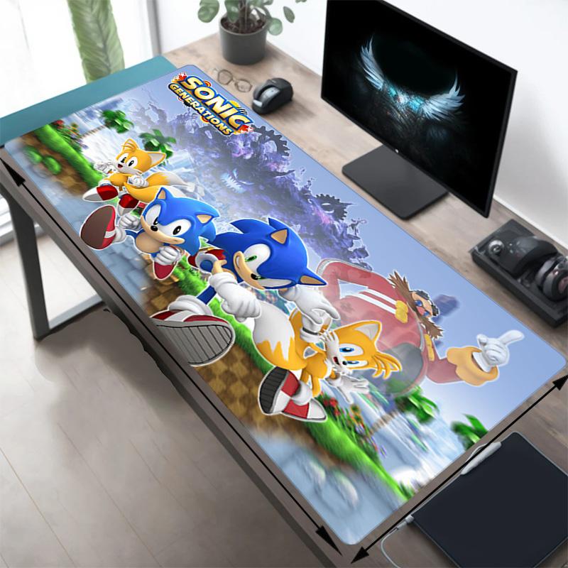 1pc Sonic Adventure Speedsters Game Mouse Pad Large Desk Mat Keyboard Ergonomic Office Rubber PC Non-slip Anti-fray Home Y82722