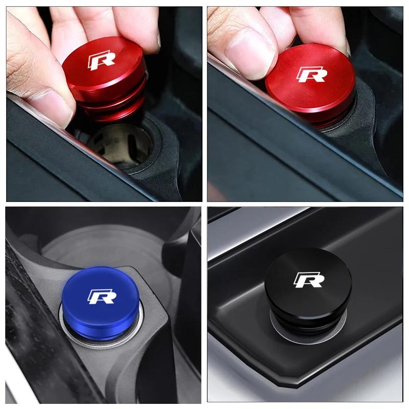 2026 Chaud Pour Volkswagen VW Pour Volkswagen VW Rline R Line Touareg Badge POLO Jetta Golf GTI Passat 1PC Bouchons Anti-poussière en Aluminium
