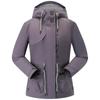 NH900 Hooded Letter Casual Long Sleeve Jacket Women's Pale Purple