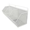 3 Grids Hanging Basket Wall Mount Slanted Opening Metal Wire Storage   for Kitchen Bathroom Laundry Room