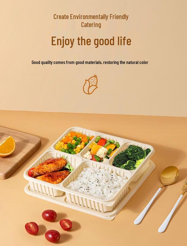 Hanqian Biodegradable Corn Starch Disposable Food Containers